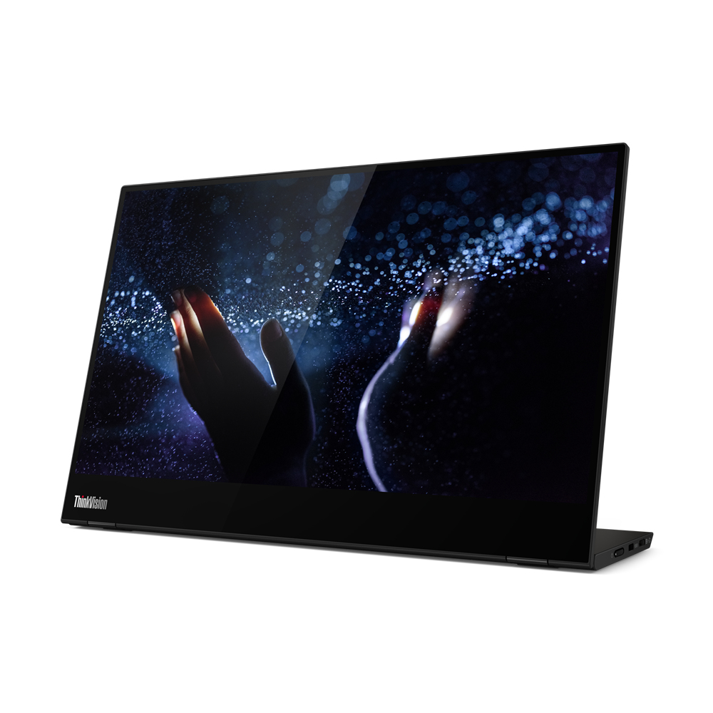 Lenovo M14t Computer Monitors - 14 Inches - Black