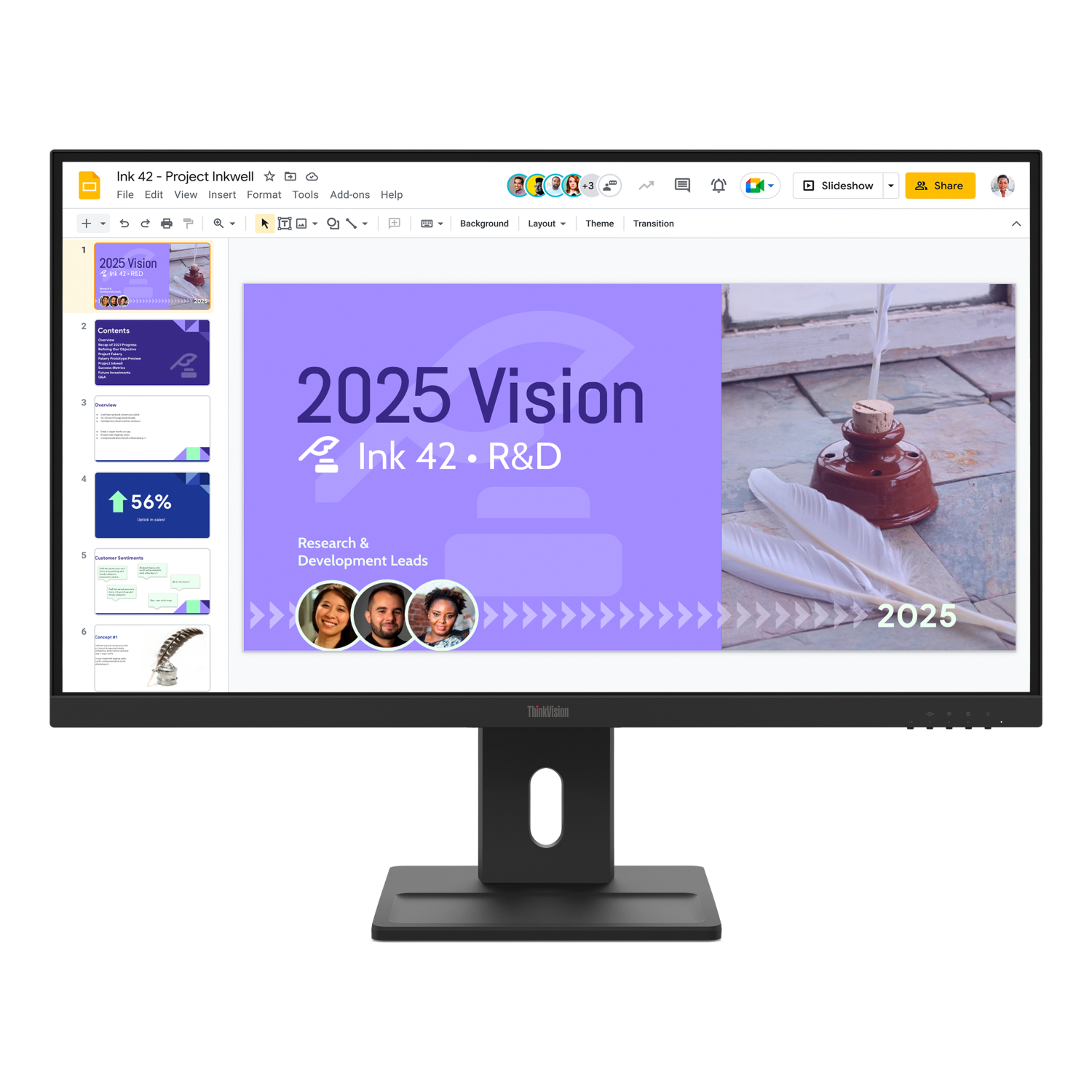 Lenovo E27Q-40 Computer Monitors - 27 Inches - Black