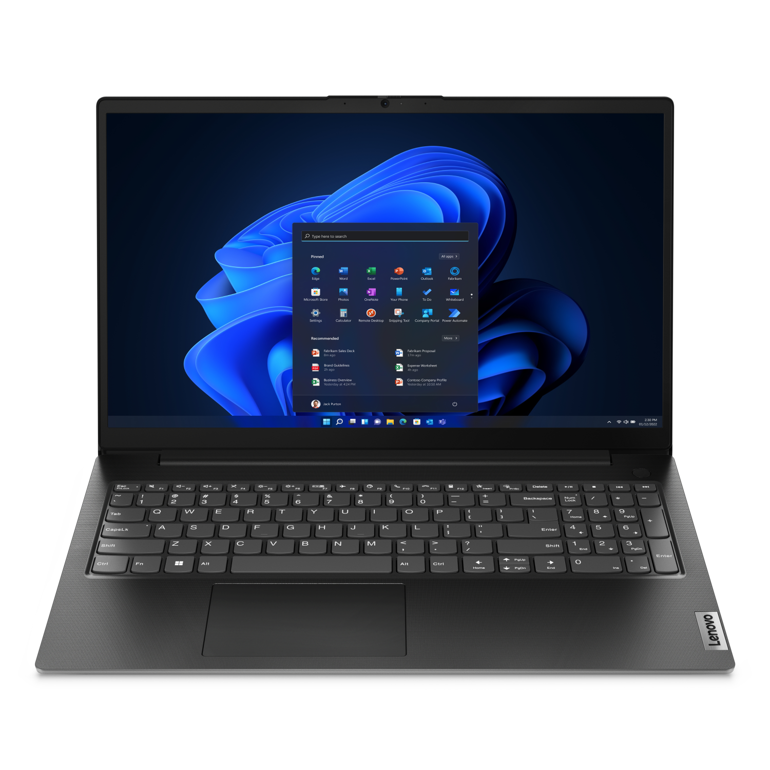 Lenovo i5-13420H Laptops - 15.6 Inches - 8GB - Black