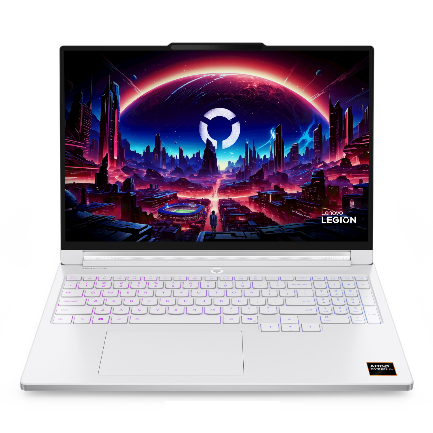 Lenovo Legion 7 16AGP11 AMD Ryzen™ AI 7 450 Laptop 40.6 cm (16") WQXGA 32 GB LPDDR5x-SDRAM 1 TB SSD NVIDIA GeForce RTX 5060 Wi-Fi 7 (802.11be) Windows 11 Home English White