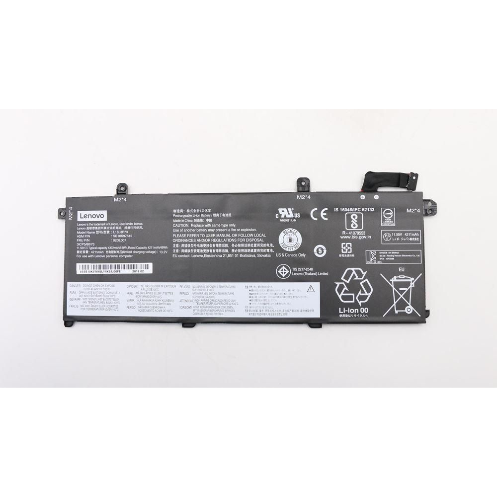 Lenovo Internal,3c,50Wh,LiIon,SMP - Approx 1-3 working day lead.