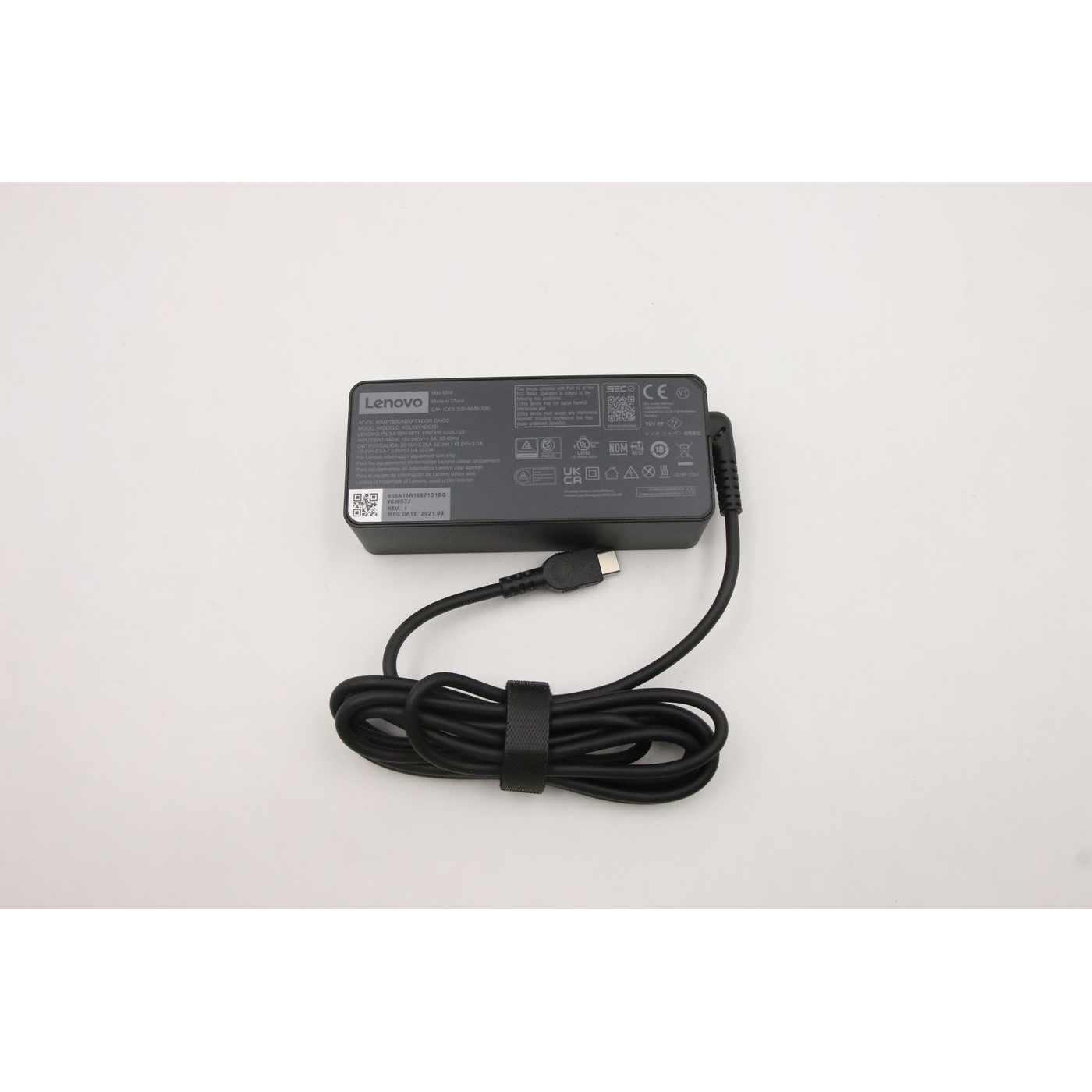 Lenovo AC Adapter 65W USB-C - Approx 1-3 working day lead.