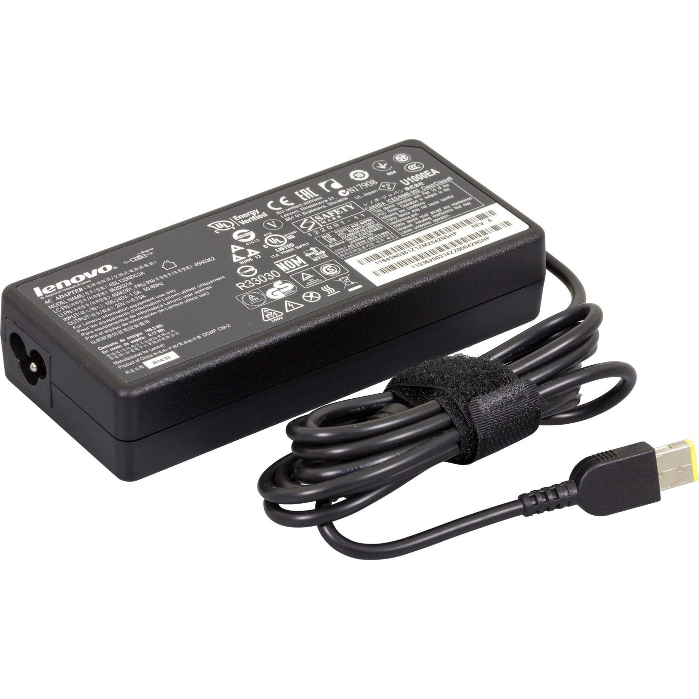Lenovo 135W Power Adapters & Inverters - Black