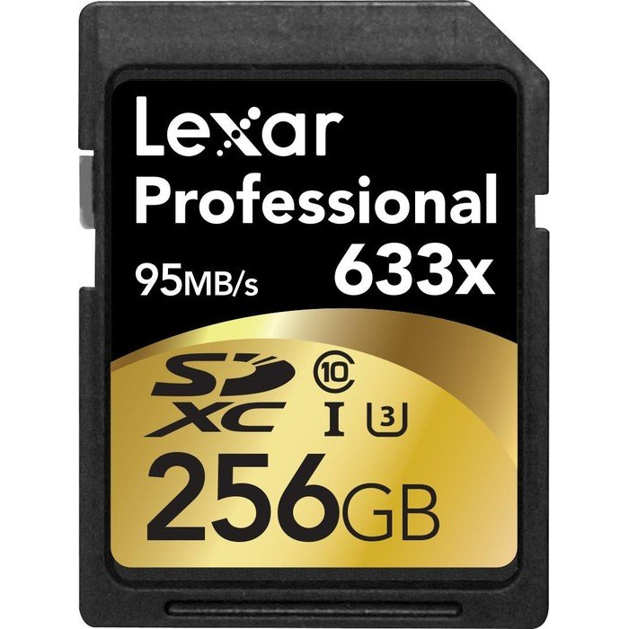Lexar LSD256CBEU633 Memory Cards - Black