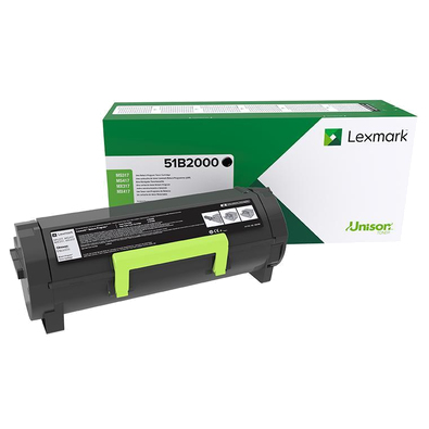 Lexmark 51B2000 Toner Cartridges - Black