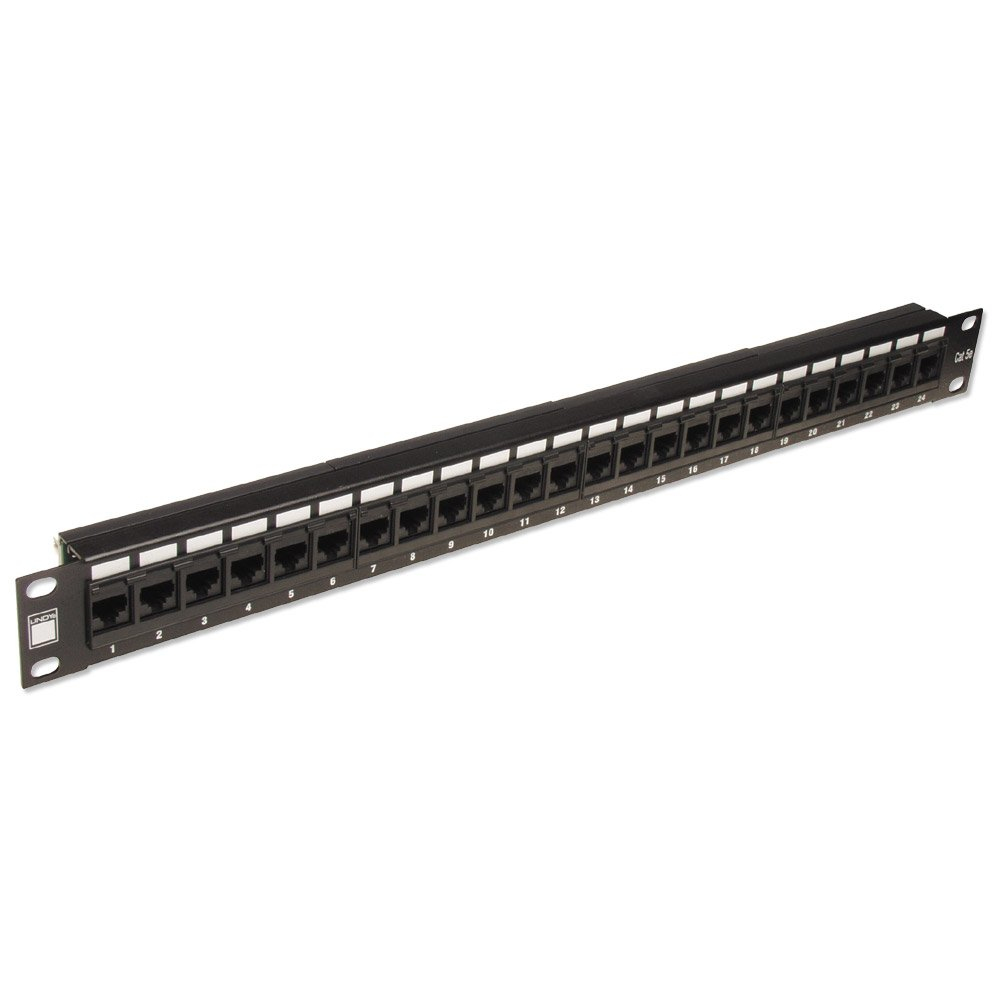 Lindy CAT5e Patch Panels - Black