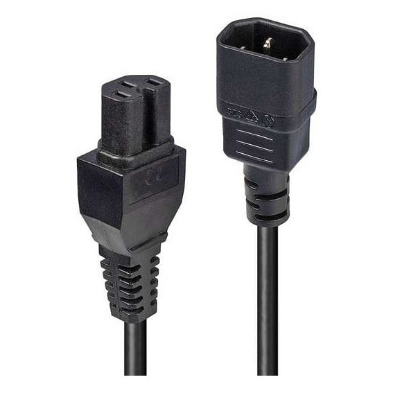 Lindy 3m IEC C14 to IEC C15 Mains Extension