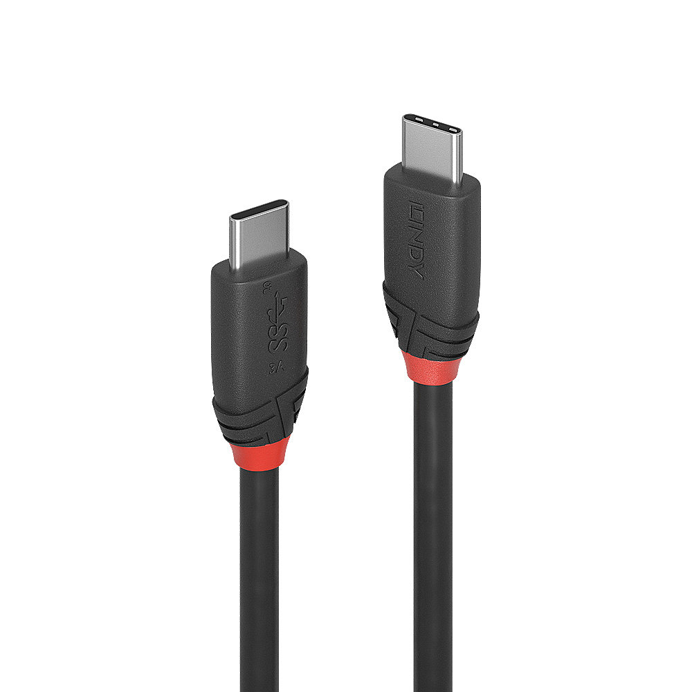Lindy 20Gbps USB Cables - Black