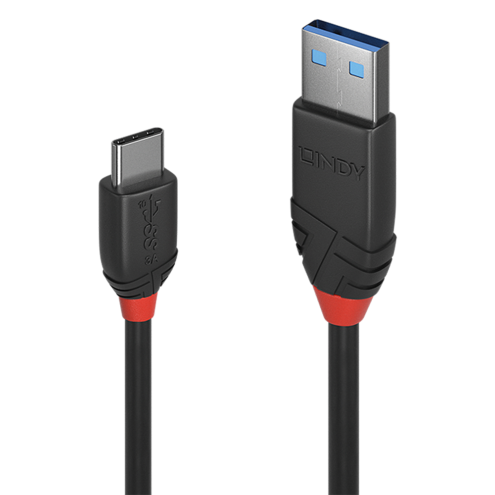 Lindy 10Gbps USB Cables - Black
