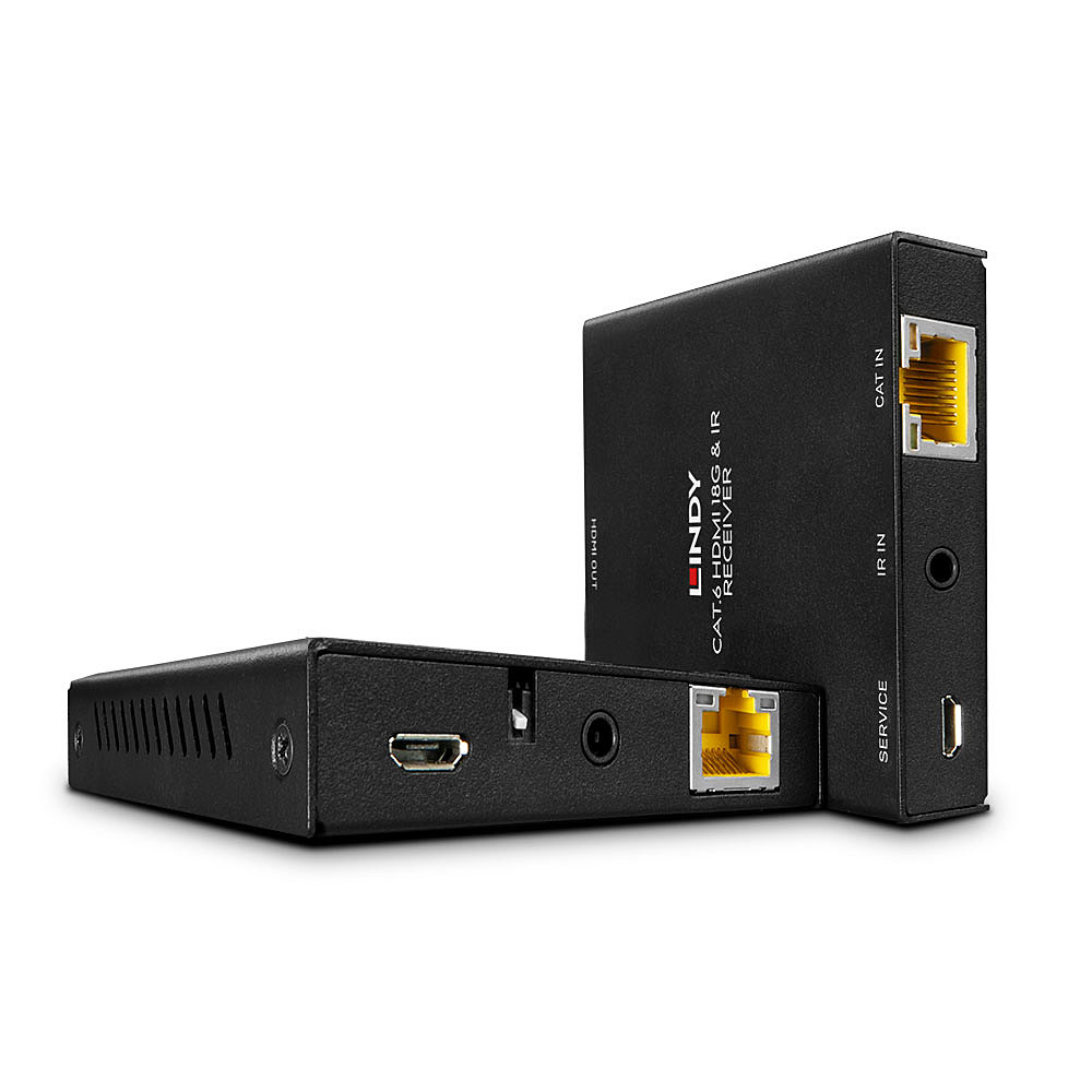Lindy 4K60 AV Extenders - Black