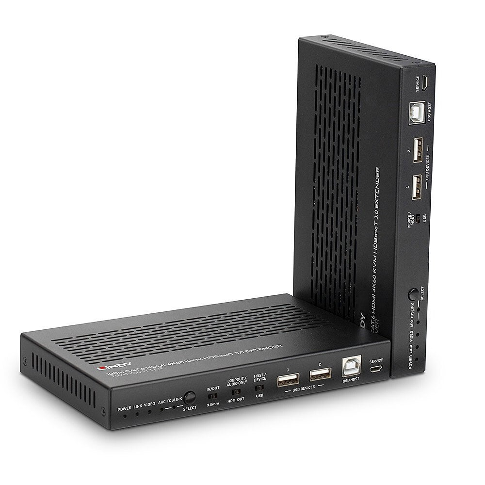 Lindy 100m KVM Extenders - Black