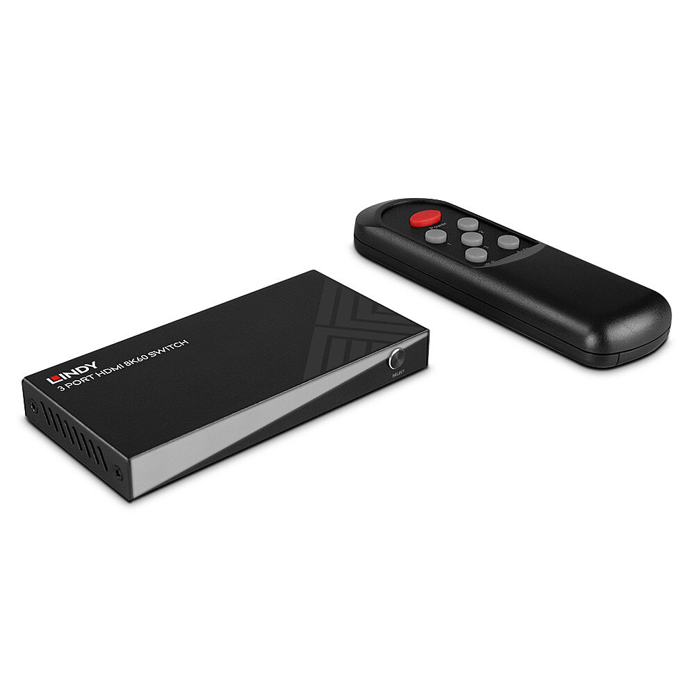 Lindy 8K60 Video Switches - Black