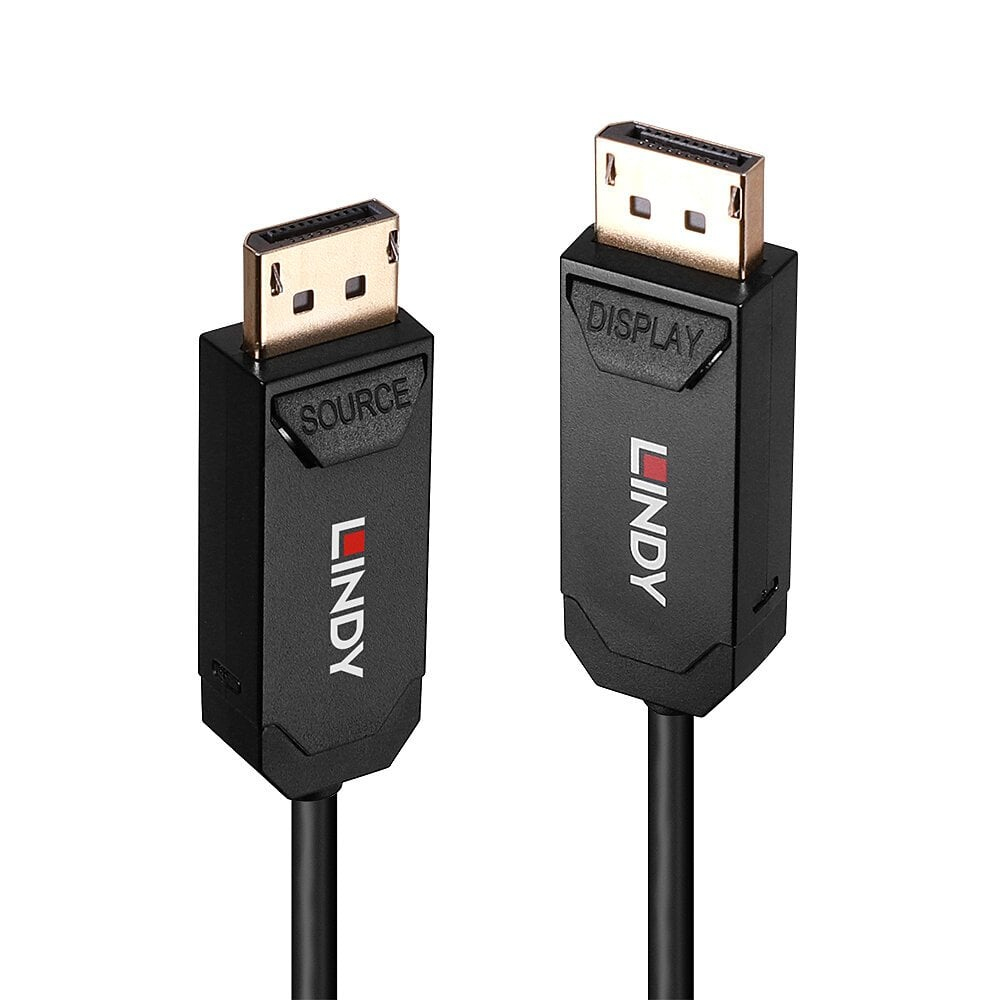 Lindy UHBR10 DisplayPort Cables - Black