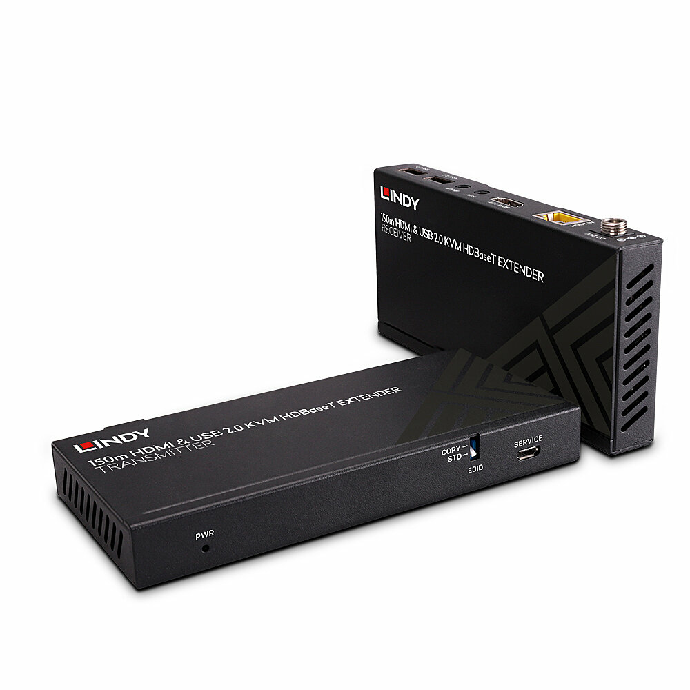 Lindy 150m KVM Extenders - Black