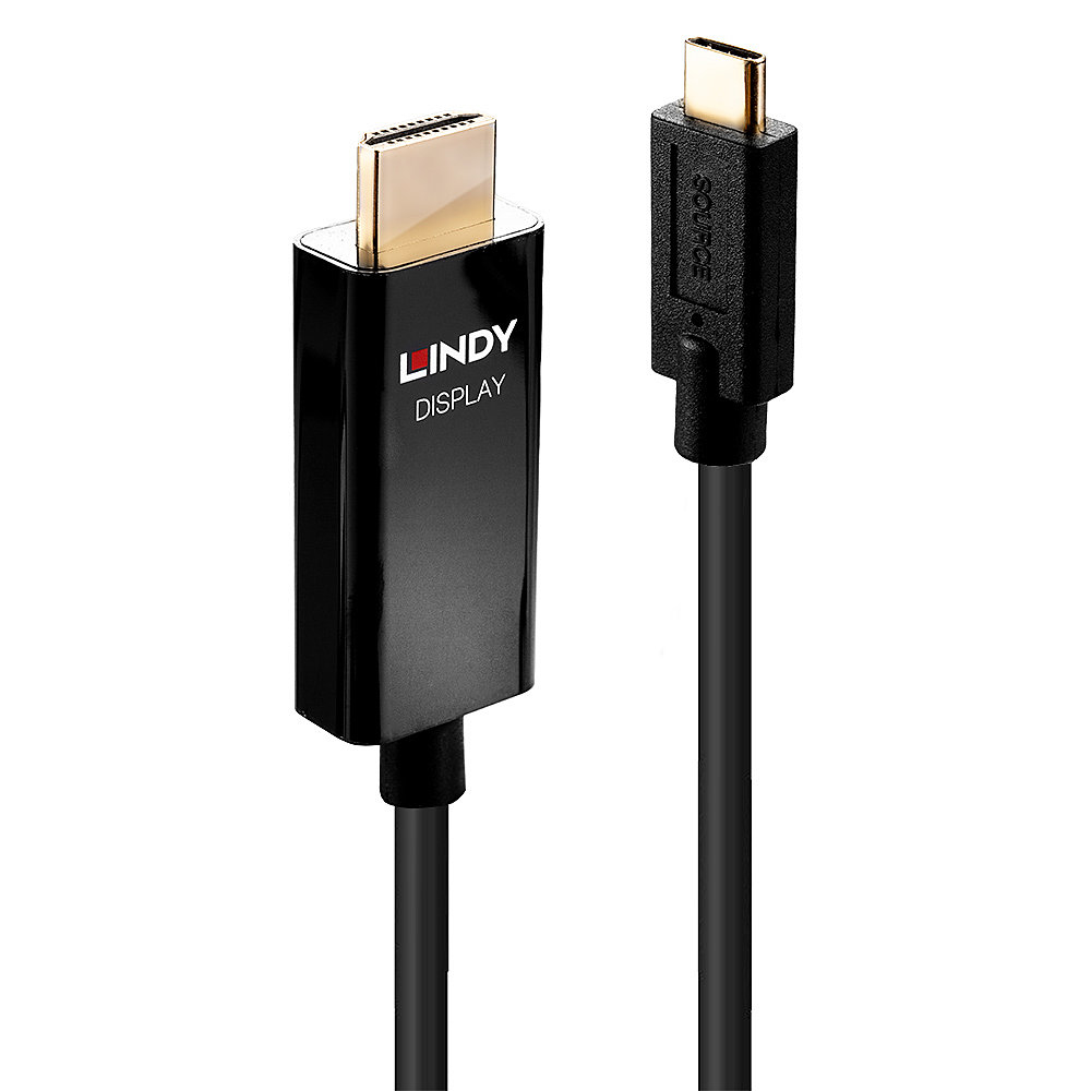 Lindy 4K60 Video Cable Adapters - Black