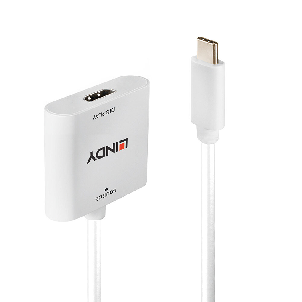 Lindy 4K60 Video Cable Adapters - White