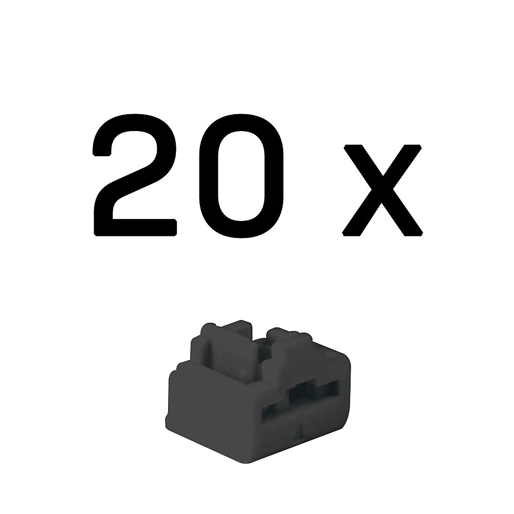 Lindy RJ45 Port Blockers - Black