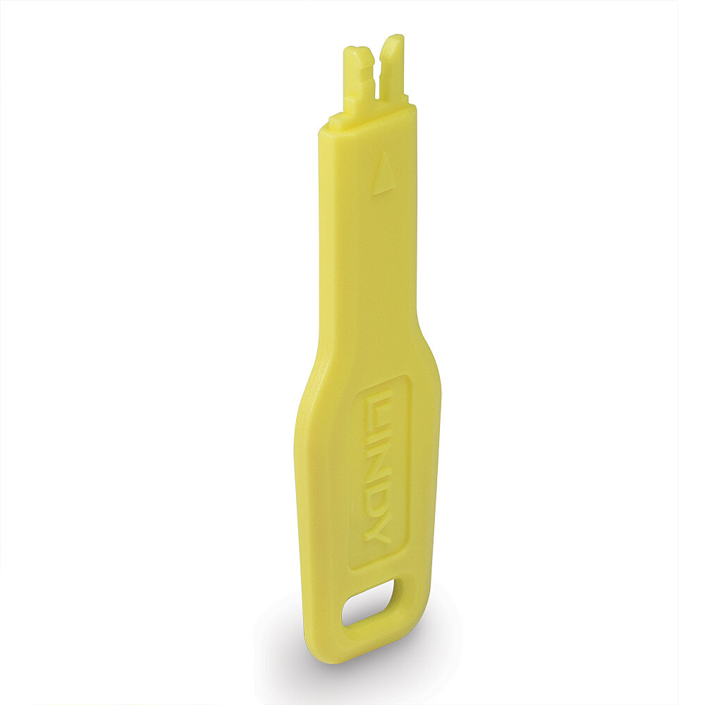 Lindy RJ45 Port Blockers - Yellow