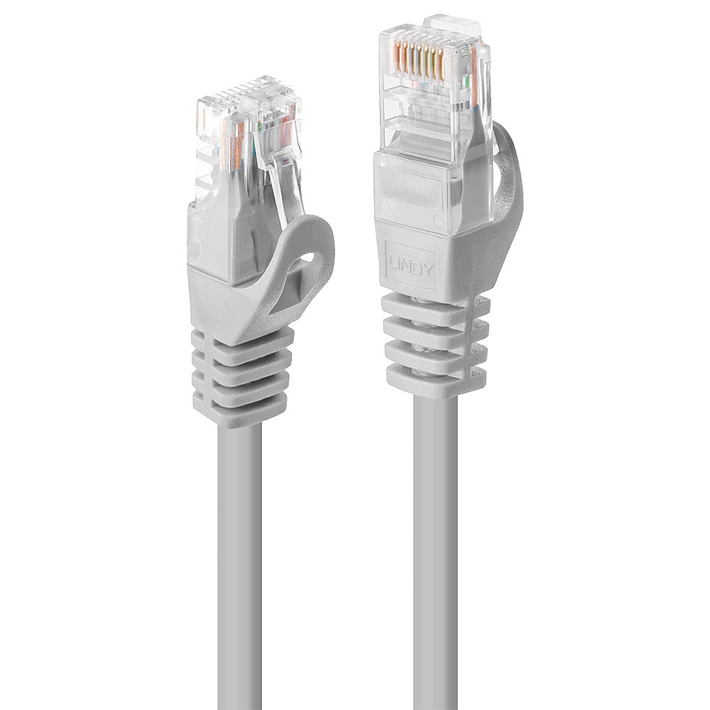 Lindy 7.5m Cat.5e U/UTP Network Cable, Grey