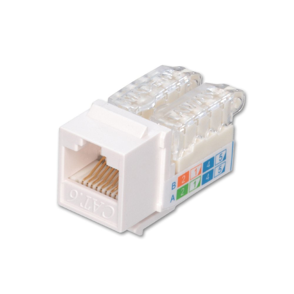 Lindy CAT6 Keystone Modules - White