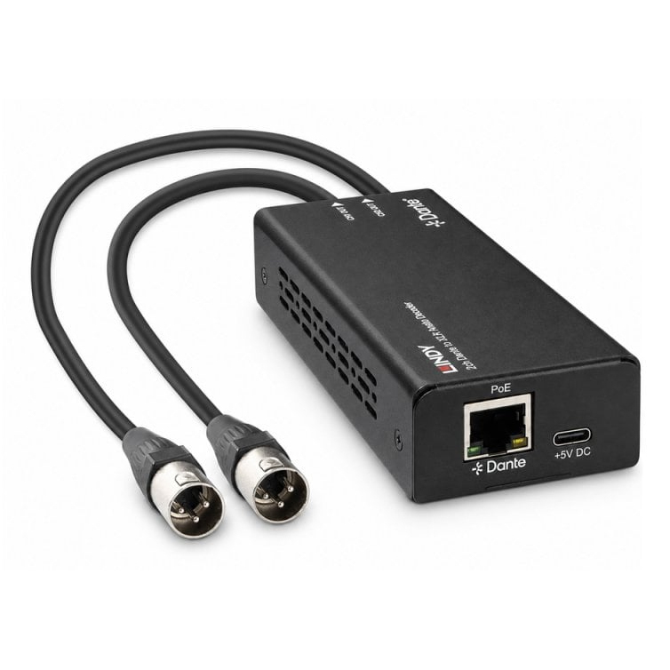 Lindy 2ch Dante� to XLR Audio Decoder
