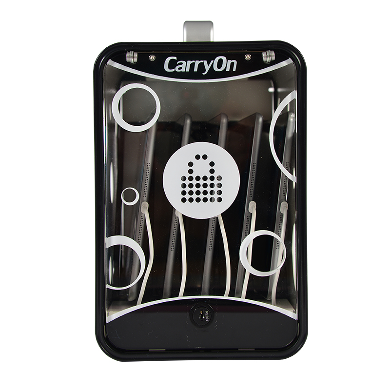 LocknCharge 5x10 Portable Device Management Carts & Cabinets - Black