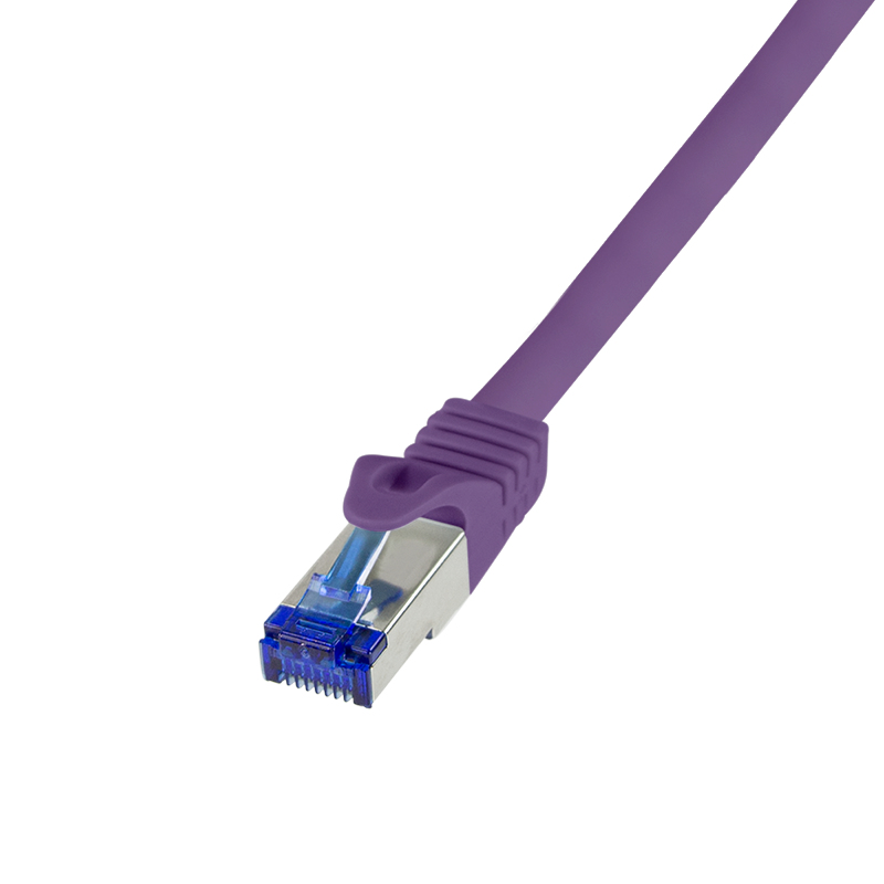 LogiLink C6A049S Networking Cables - Purple