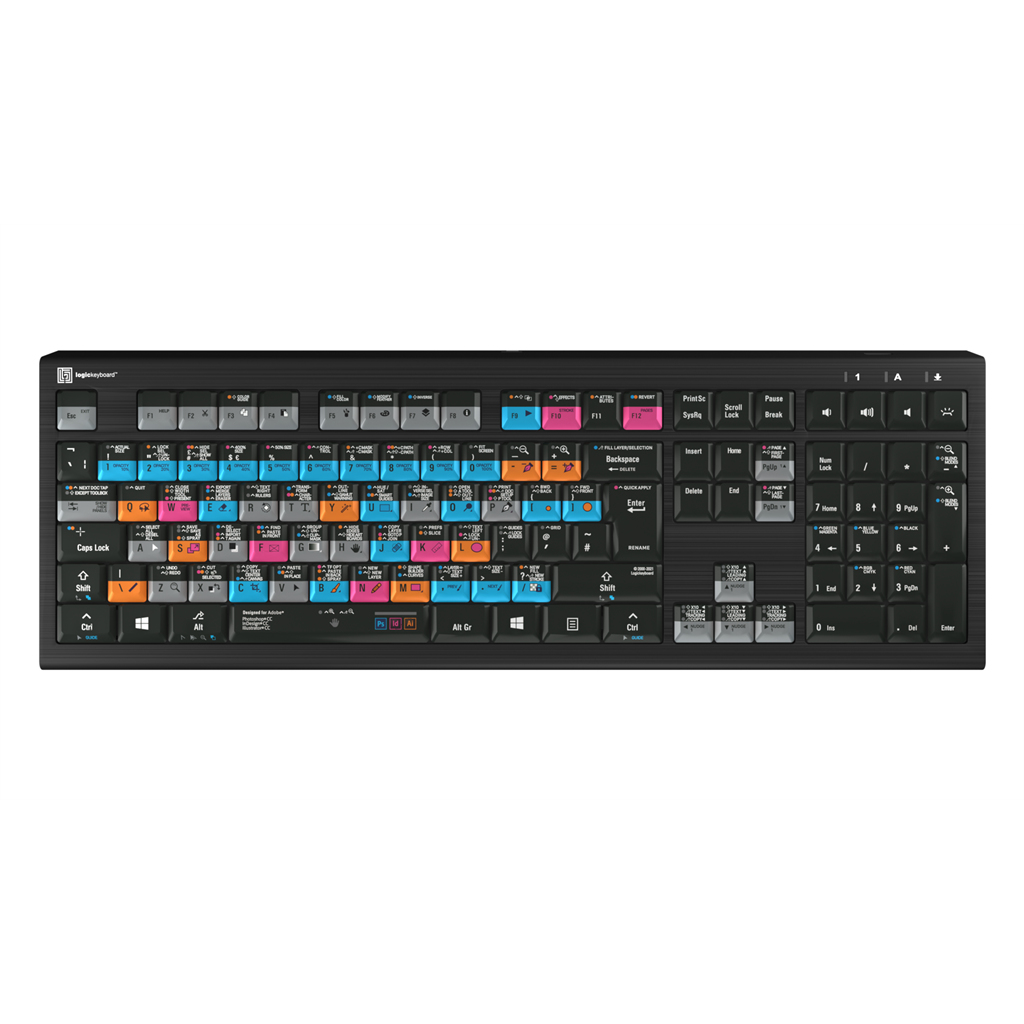 LogicKeyboard LKB-AGDA-A2PC-UK Keyboards - Black