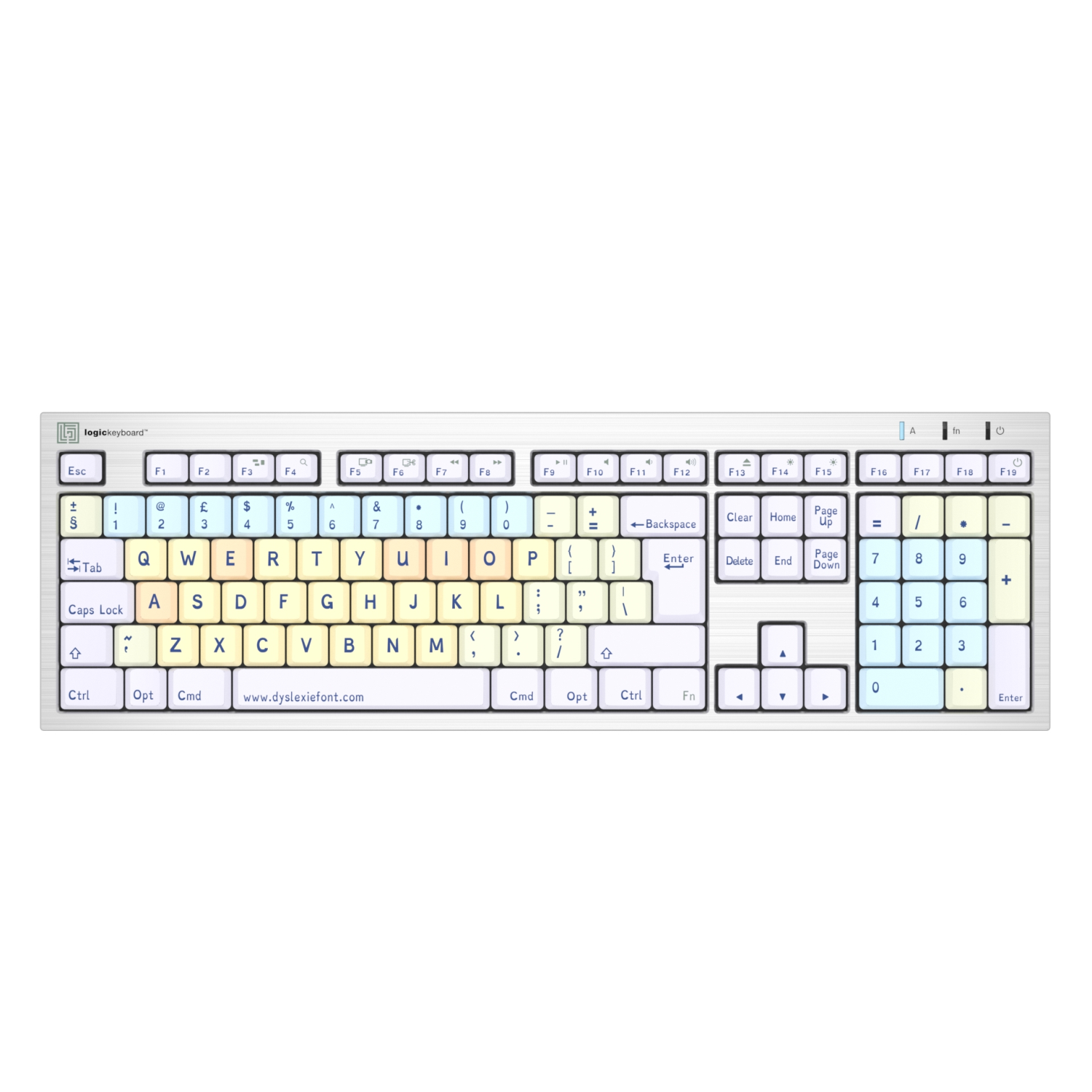 LogicKeyboard Dyslexie Keyboard - Mac