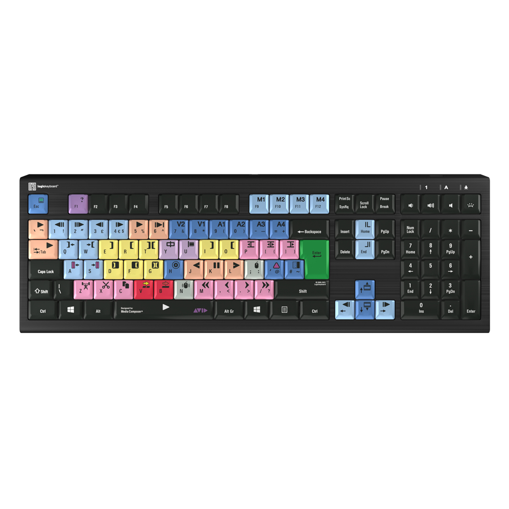 LogicKeyboard LKB-MCOM4-A2PC-UK Gaming Keyboards - Black