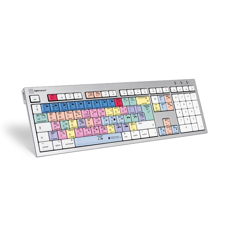 Logickeyboard LKB-PPROCC-CWMU-UK keyboard USB QWERTY English White