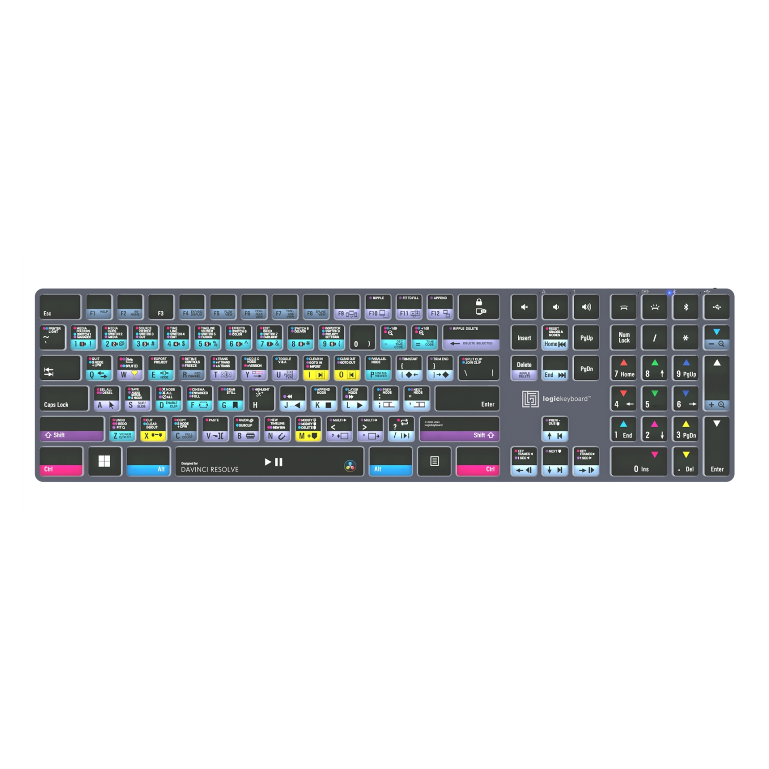 LogicKeyboard DaVinci Resolve TITAN