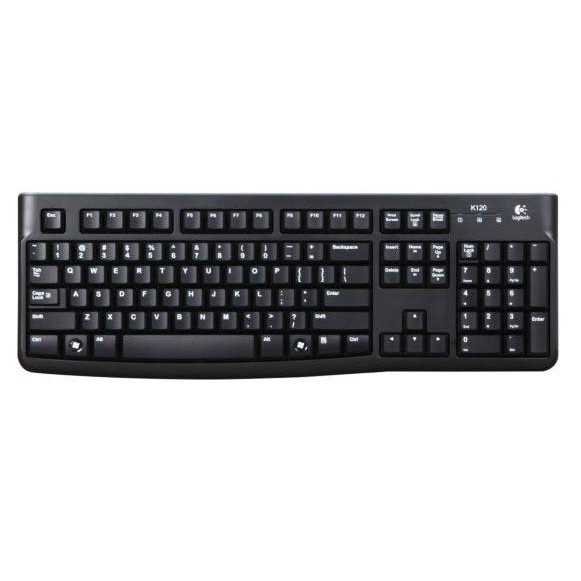 Logitech K120 Keyboards - Black