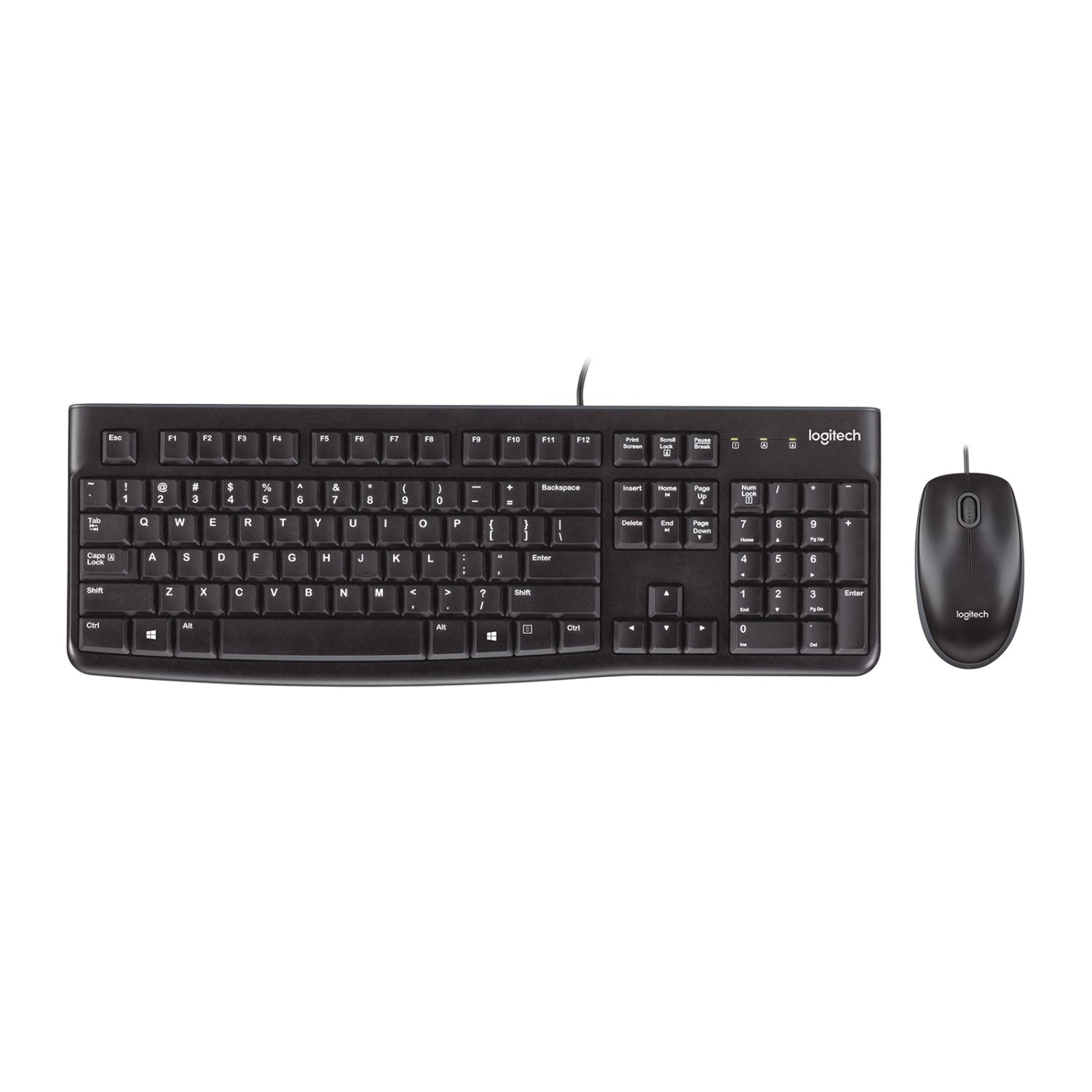 Logitech MK120 Keyboards - Black