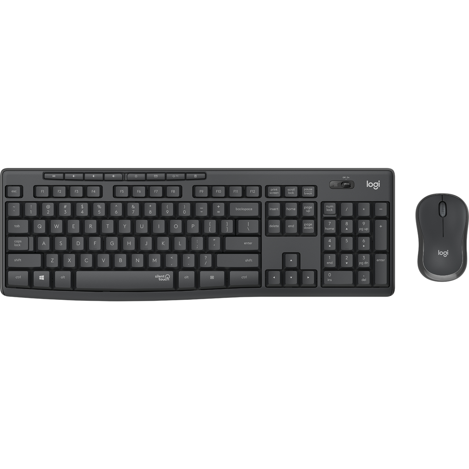 Logitech MK295 Keyboards - Graphite