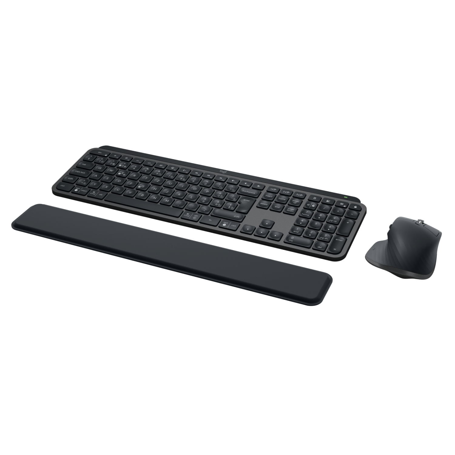 Logitech MX Keys combo for Business Gen 2 keyboard Mouse included RF Wireless + Bluetooth QWERTZ Swiss Graphite