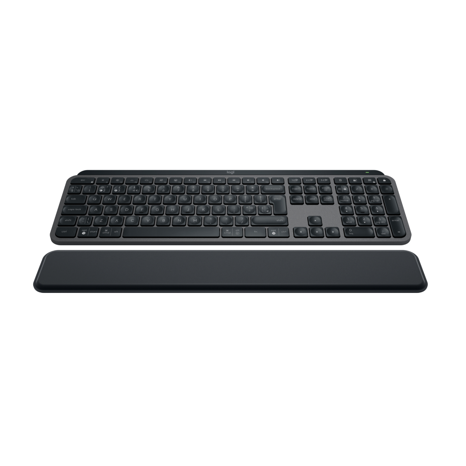Logitech MX Keys S keyboard RF Wireless + Bluetooth QWERTY UK English Graphite