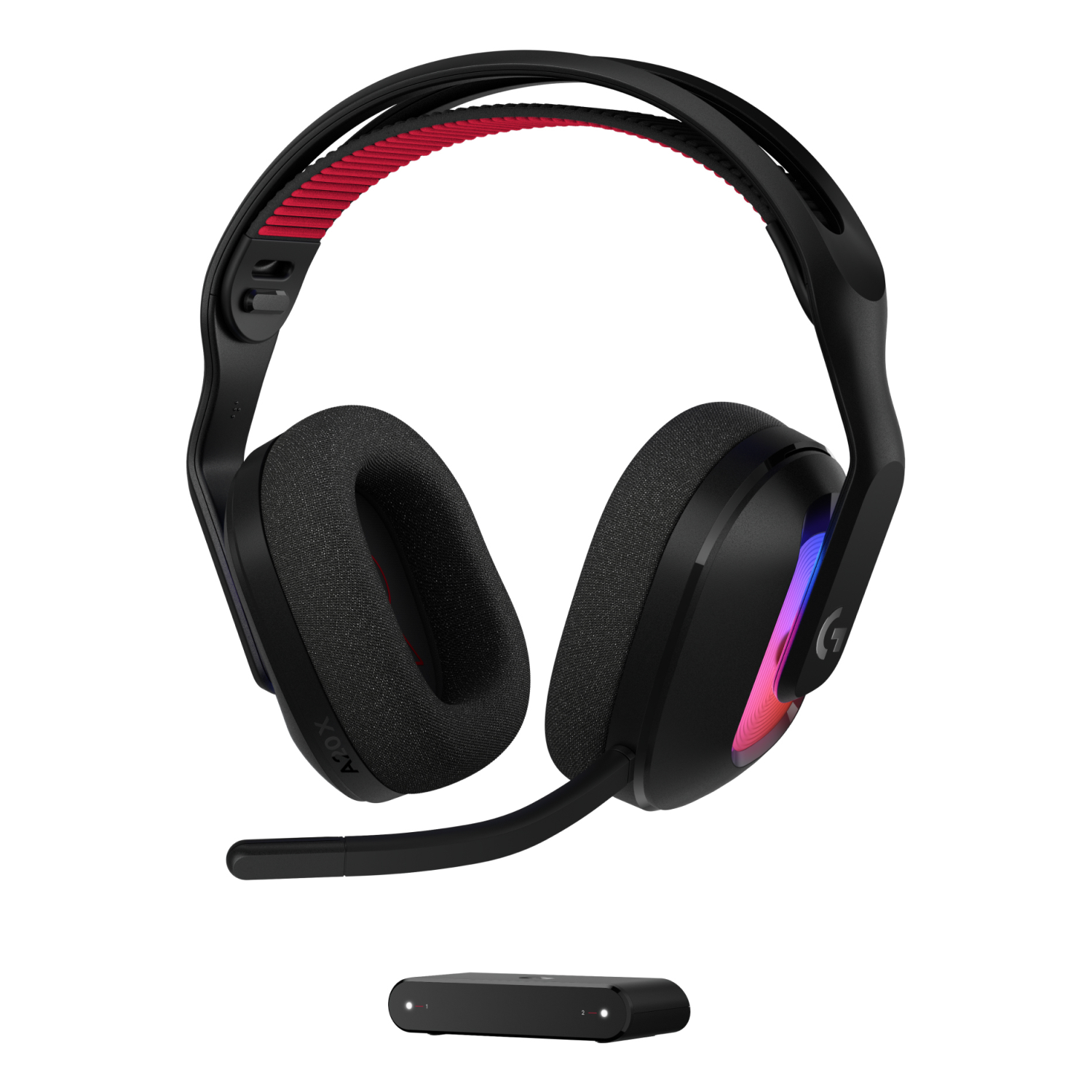 Logitech ASTRO Gaming A20 X - Headset - full size - Bluetooth / LIGHTSPEED - wireless, wired - USB-A, USB-C - black