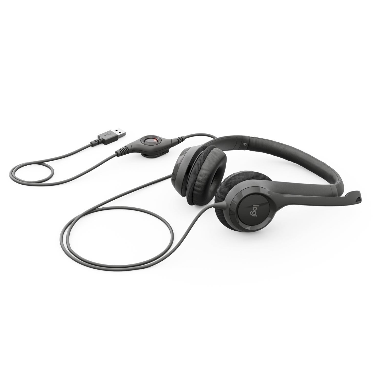 Logitech H390 Headphones & Headsets - Black
