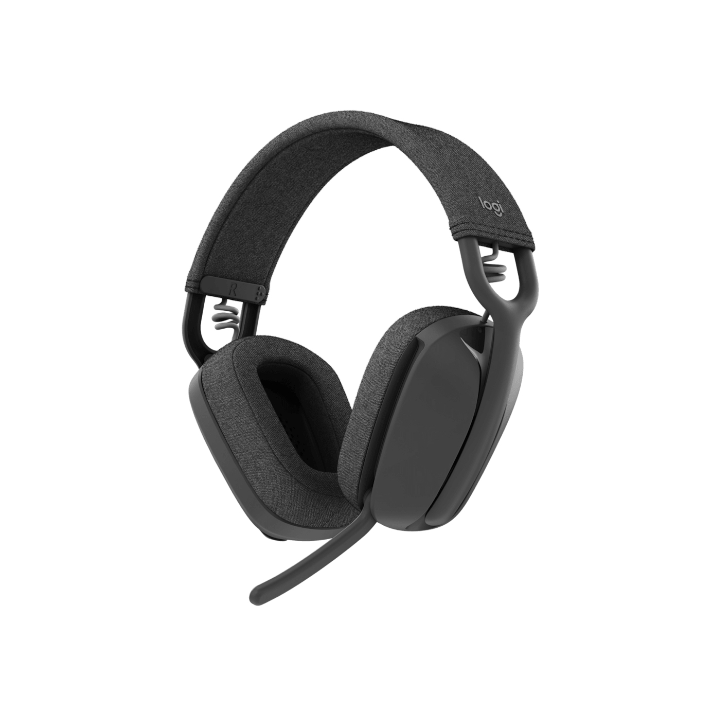 Logitech Zone Vibe Wireless - Headset - full size - Bluetooth - wireless - noise isolating - graphite - Certified for Microsoft Teams