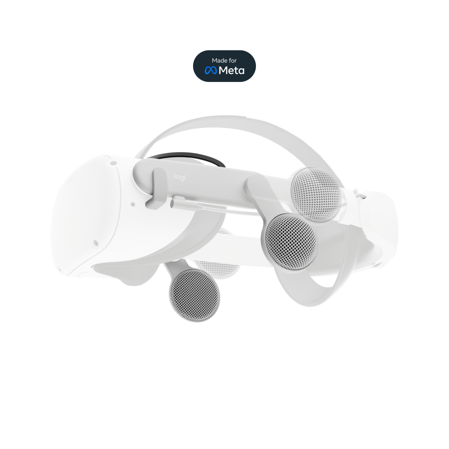 Logitech 982-000154 headphones/headset Wired Head-band Virtual reality (VR) USB Type-C Grey