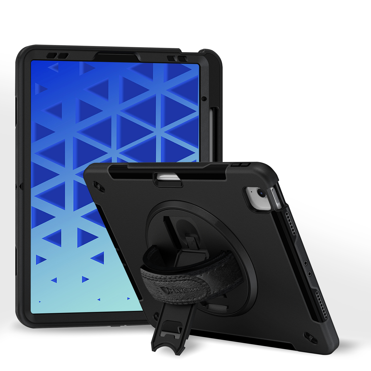 MAXCases Extreme Shield for iPad Pro 13" with shoulder strap (2024) (Black) DOES NOT INCLUDE A SCREEN PROTECTOR