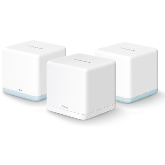 MERCUSYS (HALO H1200G 3-Pack) AC1200 Whole-Home Mesh Wi-Fi System, Dual Band, AP Mode