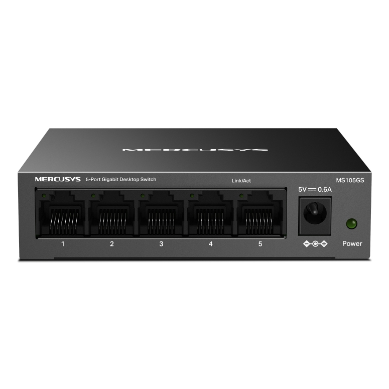 MERCUSYS 5-Port Network Switches - Black