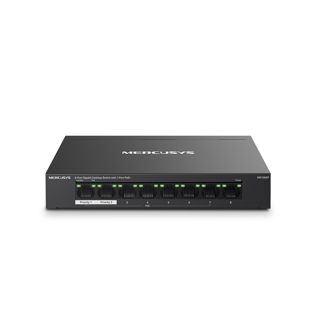 MERCUSYS 8-Port Network Switches - Black
