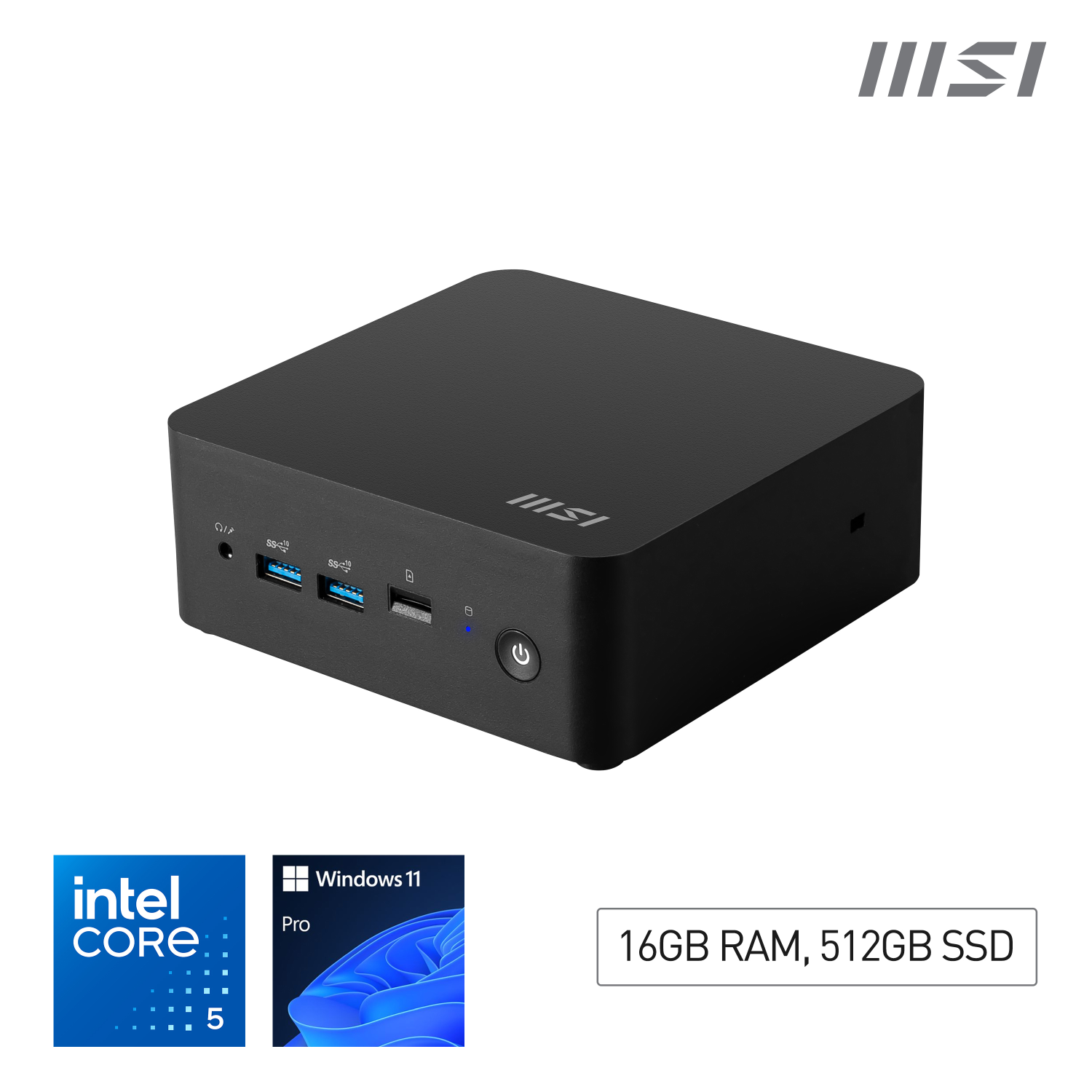 MSI 120U PCs Desktops and Workstations - 16GB - Black