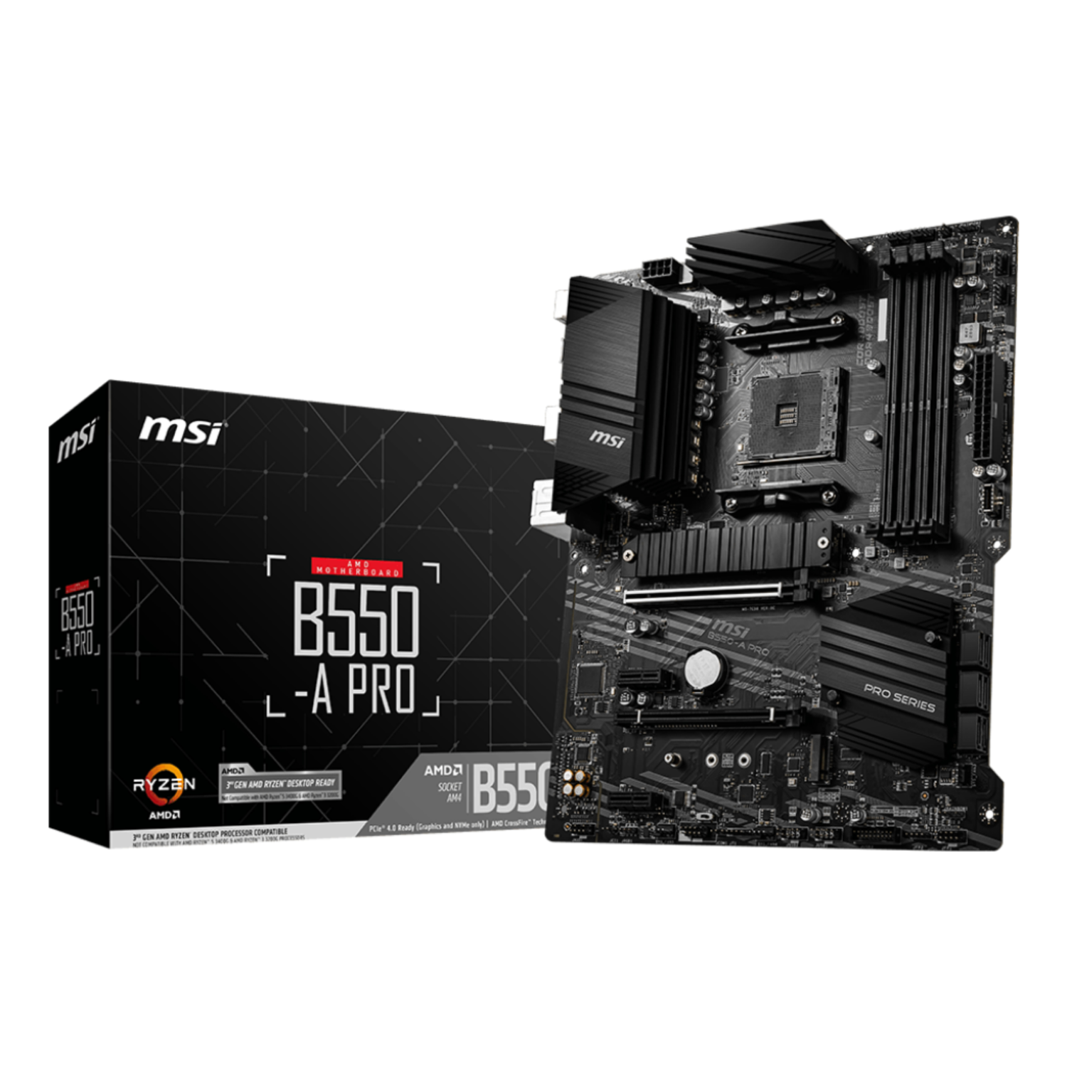 MSI B550-A Motherboards - Black
