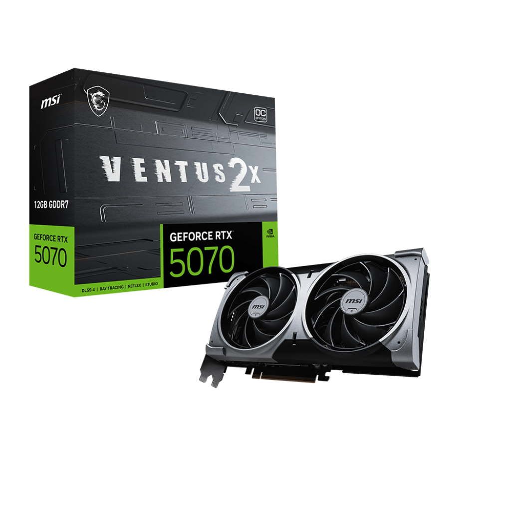 MSI GDDR7 Graphics Cards - Black