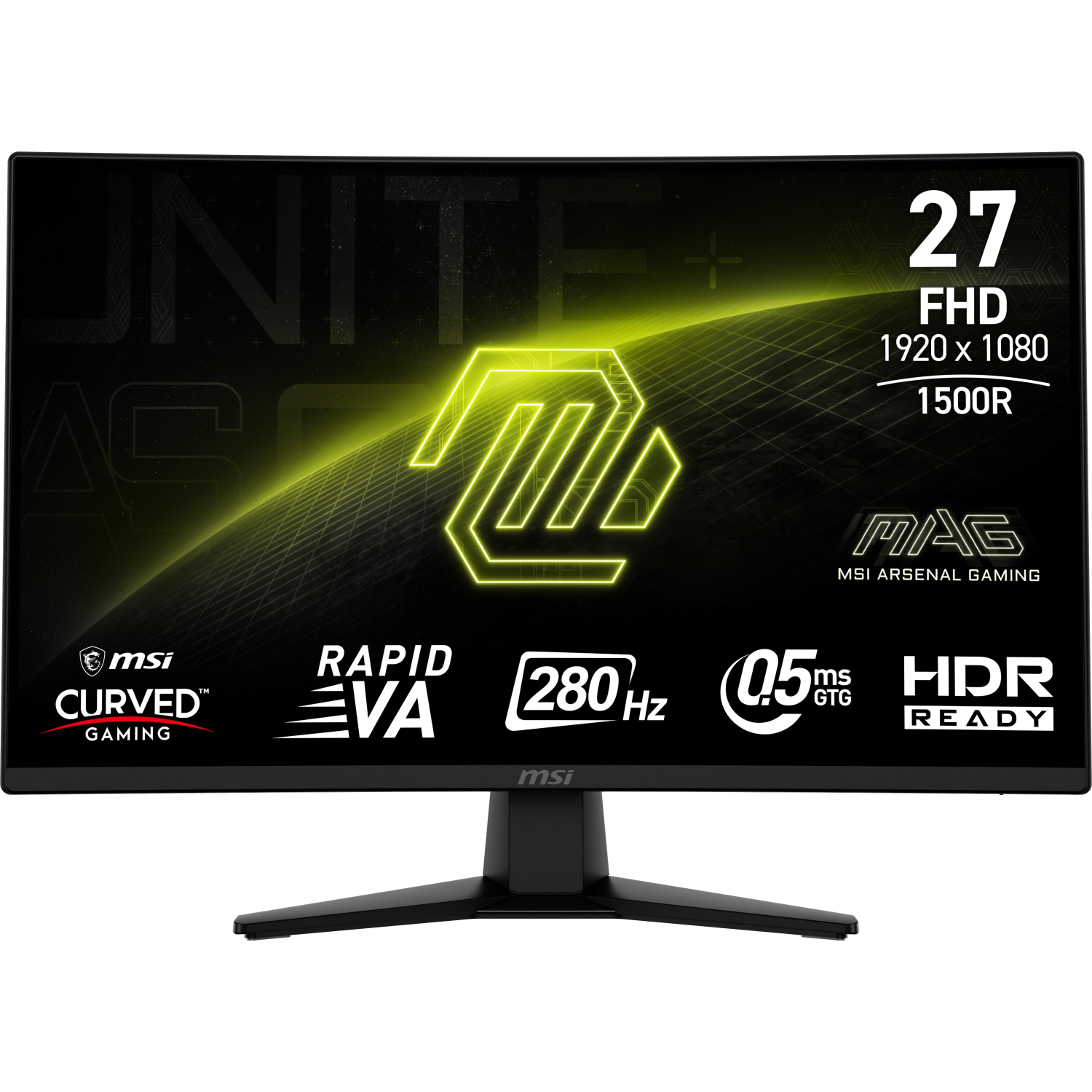 MSI 274CXF Computer Monitors - 27 Inches - Black