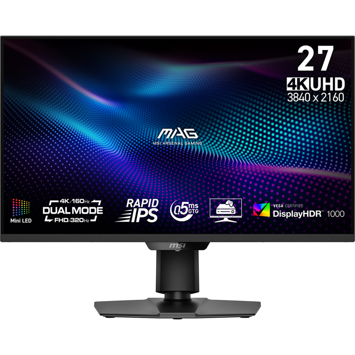 MSI 274UPDF Computer Monitors - 27 Inches - Black
